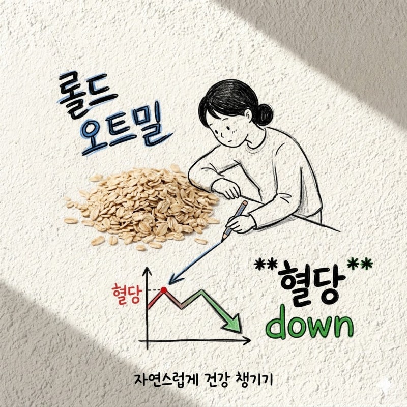 오트밀 혈당 효능 칼로리 먹는법 우유 퀵오트밀 롤드오트밀