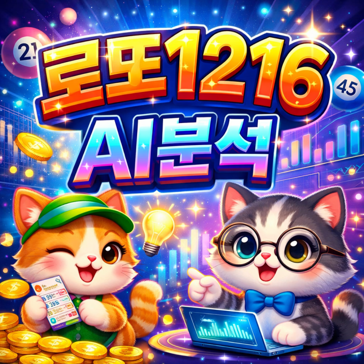  2026 로또 1216회 AI추천수 AI제외수 이번 주 강세수와 약세수는 어디에 몰렸나!? 