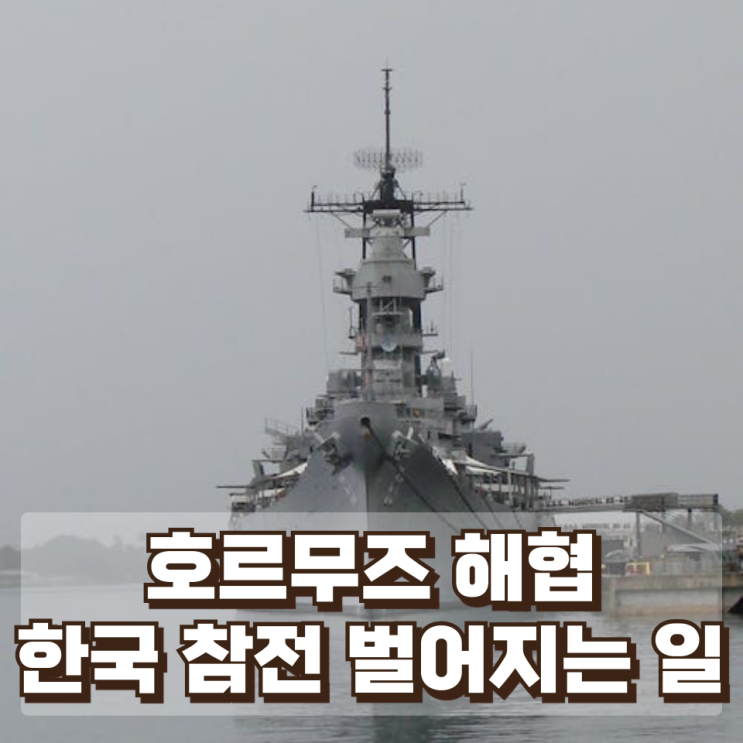  호르무즈 해협 군함 파견 요청…한국이 참여하면 벌어지는 일