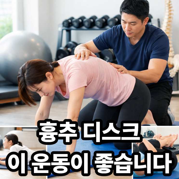  흉추 디스크 환자가 하면 좋은 운동, 등 통증 줄이는 안전한 운동법