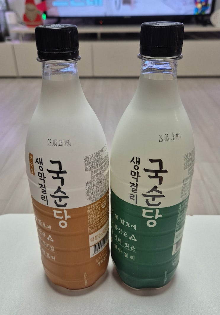  부담없이 술술 들어가는 막걸리 추천! 회와 함께 [국순당 생막걸리]