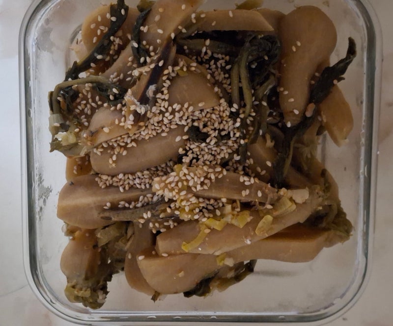 총각무볶음 맛있게 만드는 법-묵을수록 맛있다고?구수함이 폭발