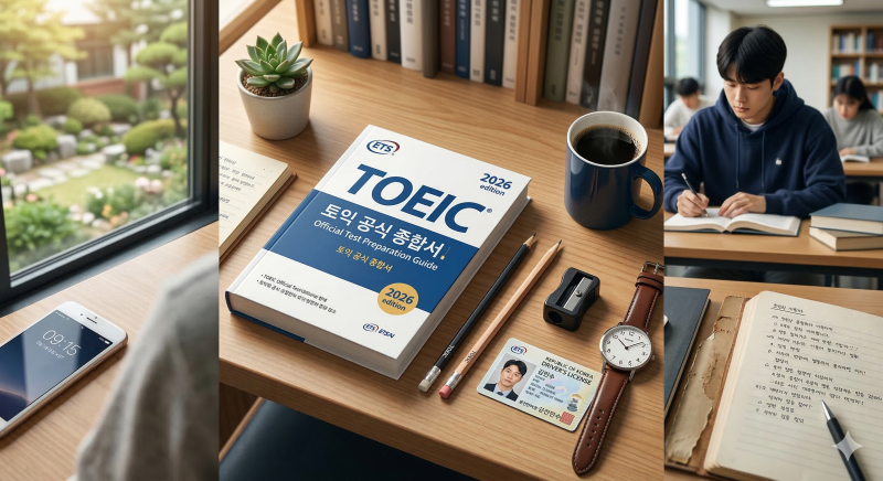 토익 준비물, 시험 시간, 토익스피킹레벨 총정리 (+ 입실 시간 끝나는 시간)