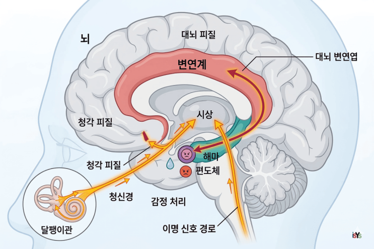  자꾸 신경 쓰이는 이명, 감정 뇌 '변연계'를 다스리는 소리의 힘