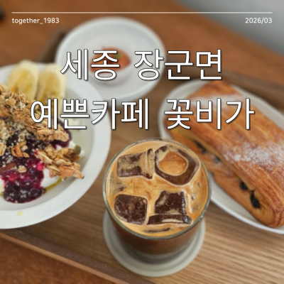 세종카페  장군면카페 디저트가 맛있 예쁜카페 꽃비가