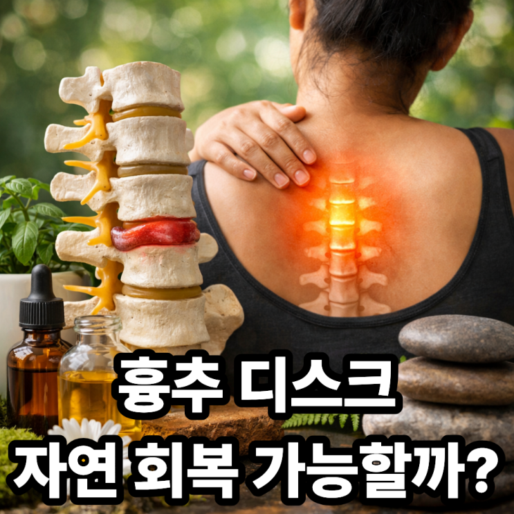  흉추 디스크 자연 회복 가능할까? 회복 가능성과 관리 방법