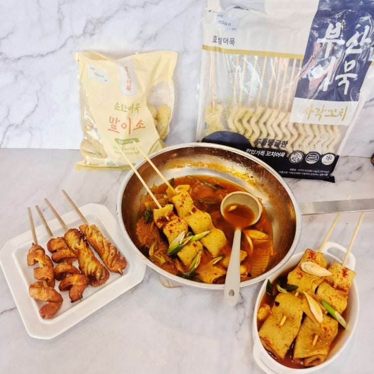  부산 3대 어묵 맛집 효성 어묵 택배로 김치 오뎅탕 어묵 튀김 어묵 요리 만들기