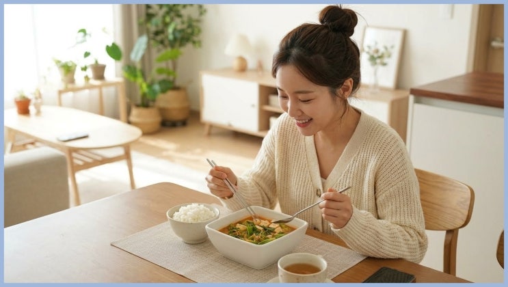  편식하던 아이도 밥 말아 먹는 마법! 10분 컷 초간단 레시피 배추 냉이된장국 끓이는법