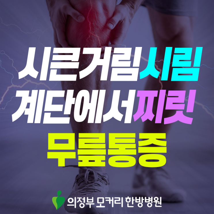  의정부 무릎통증, 걷고 앉는 동작이 불편해지는 이유