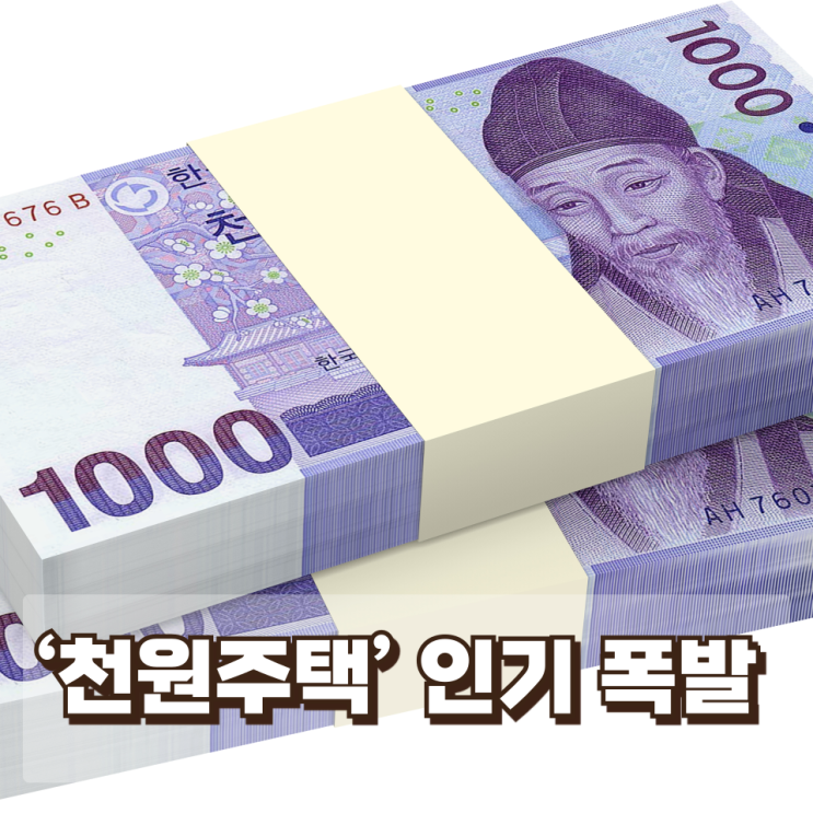  하루 1000원 ‘천원주택’ 인기 폭발…인천 전세임대 700호 접수 북새통