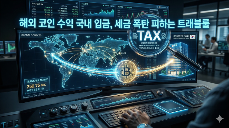  해외 거래소 코인 현금화 세금, 트래블룰 소명 및 세무조사 대처법