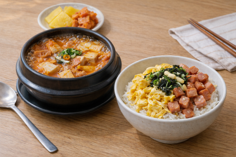 편스토랑 류수영 ‘평생김치찌개’ & 스팸계란덮밥 레시피 — 실패 없는 집밥 한 상