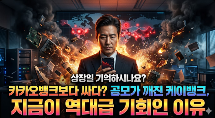  케이뱅크 상장 그 후... '따상' 실패가 오히려 기회인 이유 (feat. 카카오뱅크)