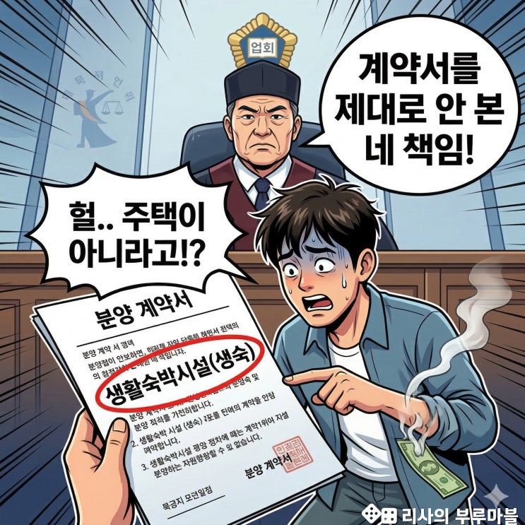  주거용인 줄 알았는데 아니라고? 계약금 못 돌려받았습니다..