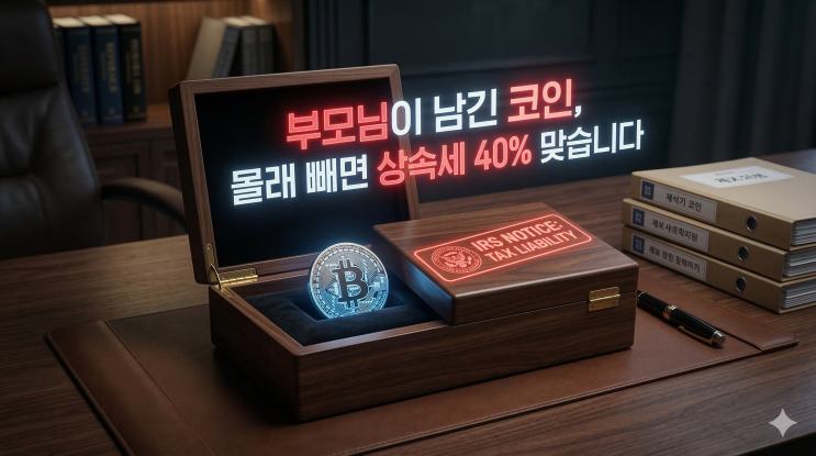  부모님 사망 시 코인 상속세, 비트코인 무신고 가산세 피하는 방어법