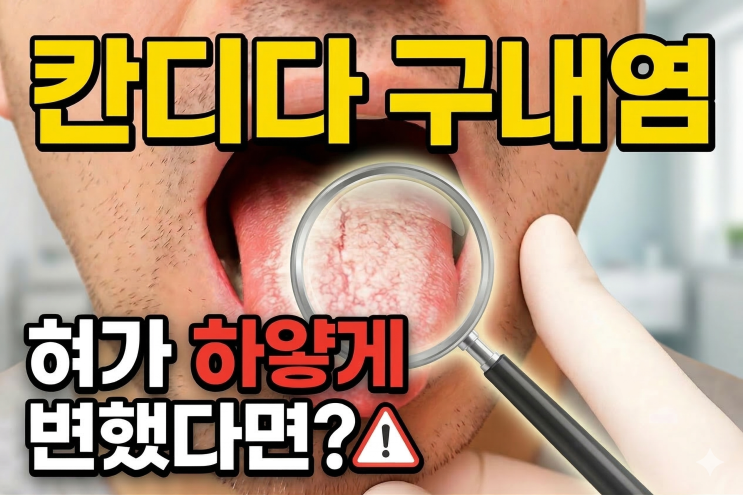  칸디다 구내염이 자꾸 재발한다면 이것을 의심하세요.   (의사작성)