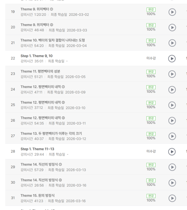  2026. 3. 17 오늘도 반복되는 루틴