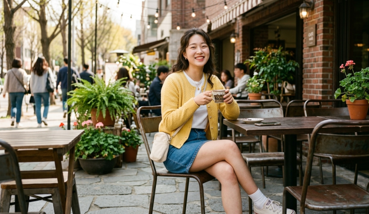  살랑이는 봄바람과 함께! 화사한 봄날 미니스커트 코디 가이드