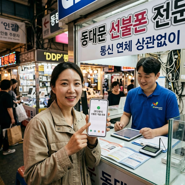  동대문선불폰 통신 연체 상관없이 본인명의로 개통한 실제 사례