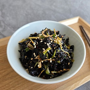 곱창김 무침 마른 김 무침 쪽파 김 무침 만드는 법