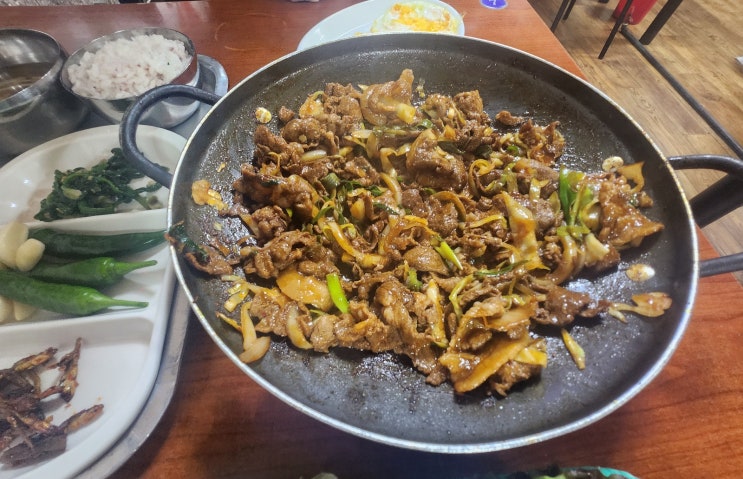  부산 동래구 온천동 불백 밥집 노포 맛집 "일미 기사 식당"