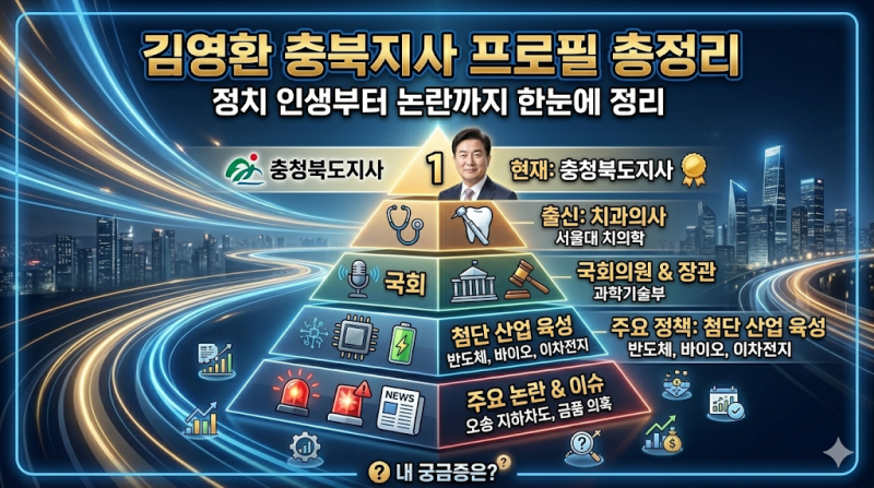 김영환 충북지사 프로필 총정리, 정치 인생부터 논란까지 한눈에 정리