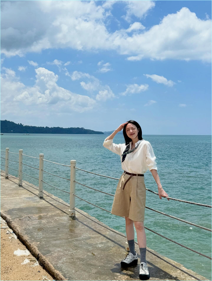  "대체 여기가 어디야?" 표예진,휴양지 올킬한 역대급 셔츠핏알고 보니 한 끗 차이 디테일