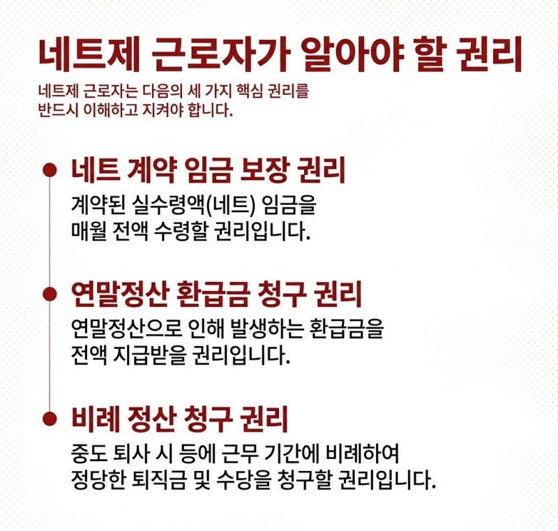 중도퇴사 환급금 문제(네트제 계약과 안분정산) 관련 이미지 5