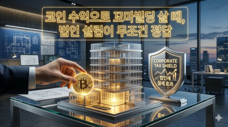  코인 수익 꼬마빌딩 부동산 매수, 취득세 절세하는 1인 법인 설립 팁