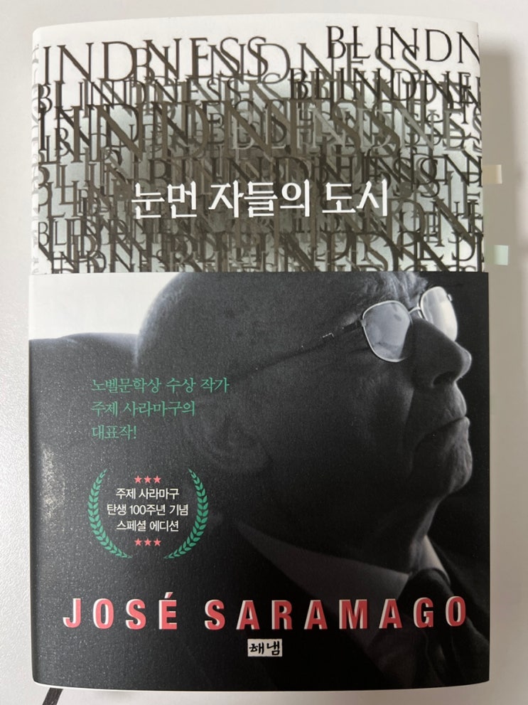  눈먼 자들의 도시 책 리뷰 인간 본성을 드러내는 노벨문학상 수상작