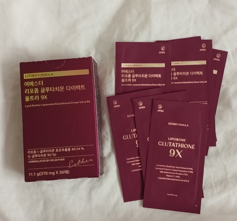 여에스더 리포좀 글루타치온 다이렉트 울트라 9X 내돈내산 후기