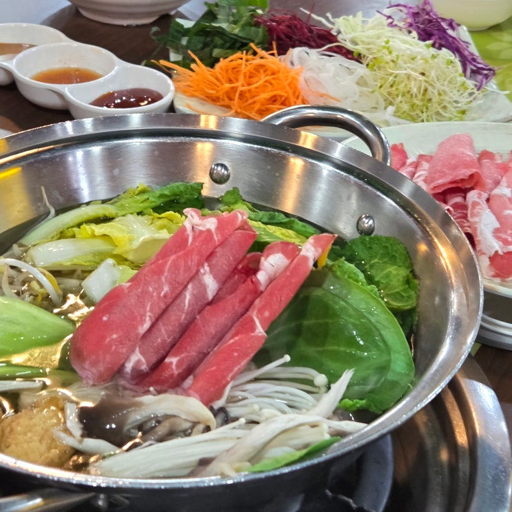  평내호평역 샤브샤브 맛집 쌈촌 평내점 월남삼 무한리필 셀프바
