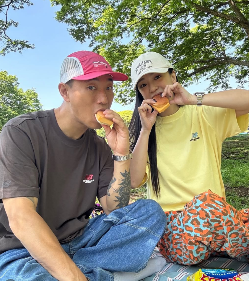 개리 아내 패션 센스 화제 커플룩 가족코디 스트릿패션 켄조 스투시 힙합부부 데일리룩