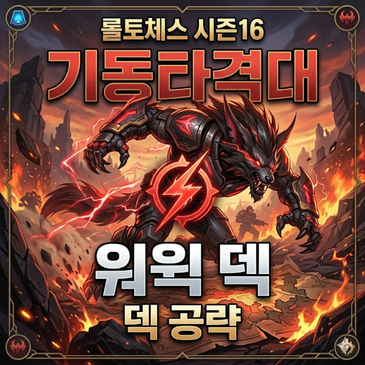 롤토체스 조합추천 : 기동타격대 워윅 덱