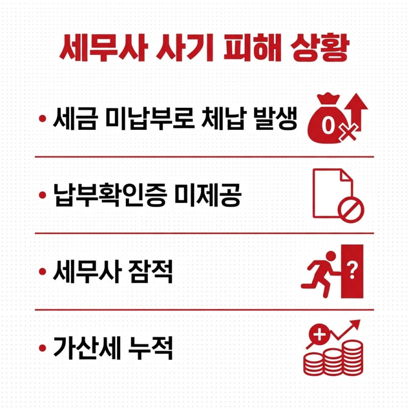 세무사 세금대납 사기 법적 대응 방법 관련 이미지 3