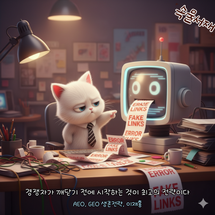  AEO, GEO 생존전략: AI 시대를 위한 마케팅 방법에 대한, 직장인의 소박한 태클(이재홍)