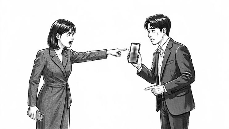  연인 시절 동의 없이 신체를 촬영했다고 결별 직후 고소당한 사건