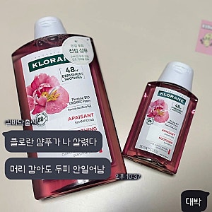 클로란 피오니 샴푸 내돈내산 후기 두피 가려움 때문에 정착한 샴푸