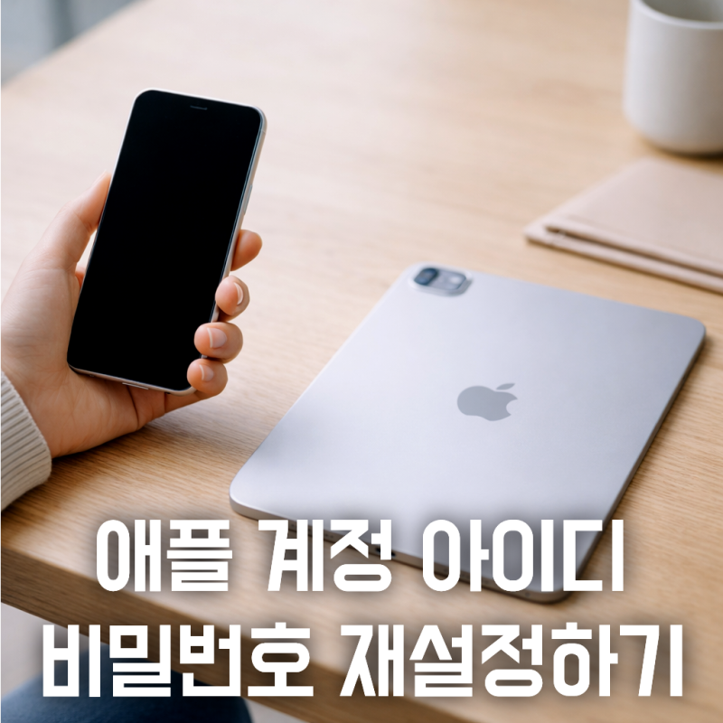 애플 아이디 비밀번호 찾기 아이폰 아이패드 상황별 계정 재설정 방법