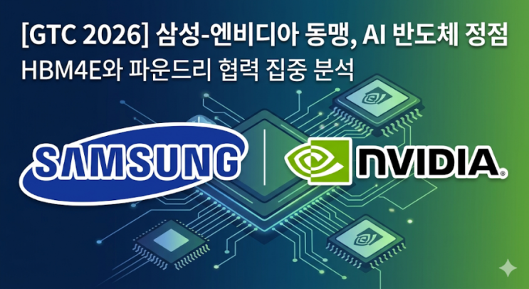  [GTC 2026] 삼성전자, 엔비디아의 '심장'을 꿰차다? HBM4E 최초 공개와 파운드리 대박 사건 총정리