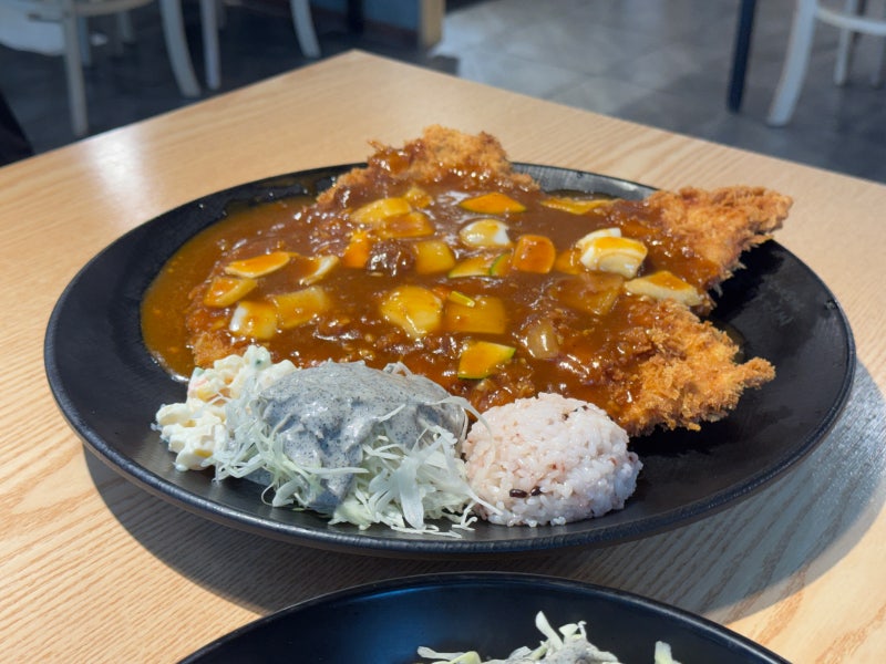 뚱보아저씨, 오송에서 돈가스 제일 큰집 (남아서 포장해옴)