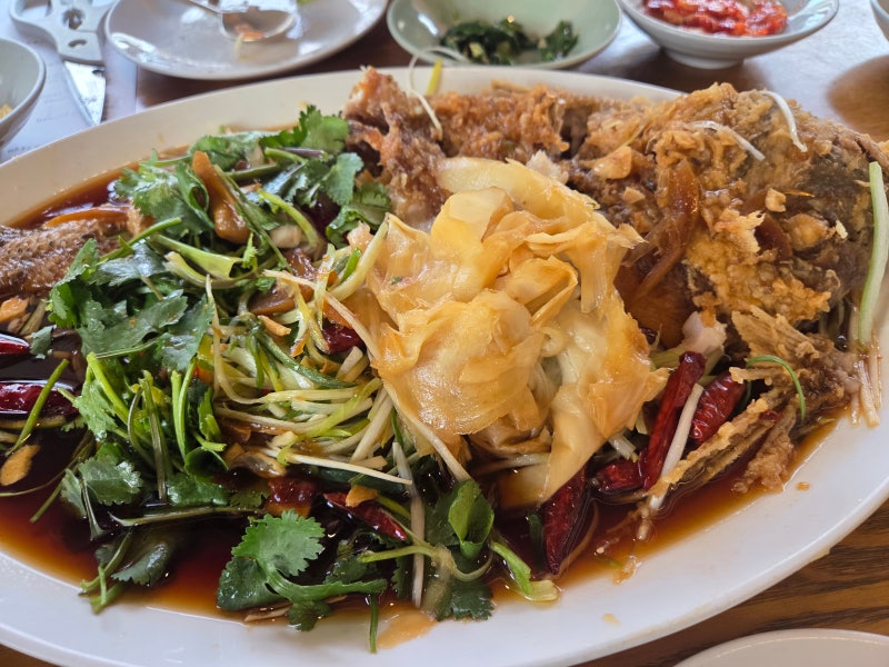 서울 이촌동 국립중앙박물관 인근 한식 도미튀김 맛집 솜씨 이촌