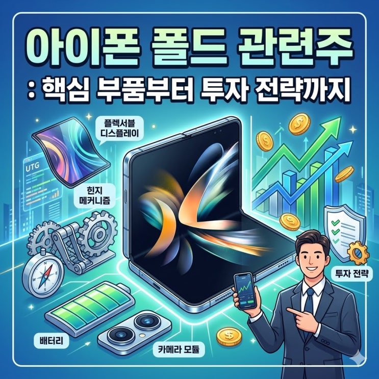  아이폰 폴드 관련주: 핵심 부품부터 투자 전략까지
