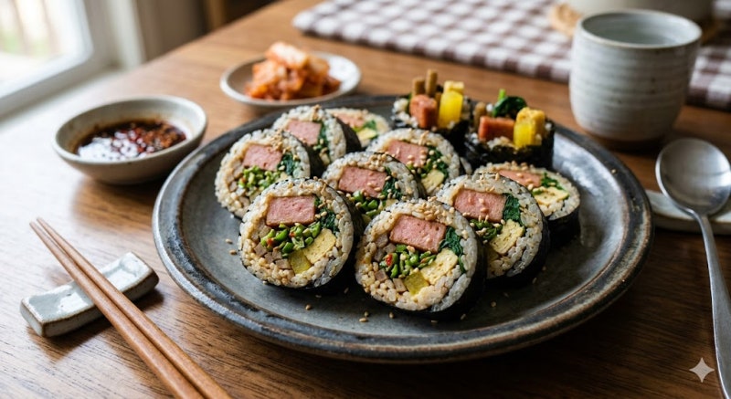 김밥추천 고추스팸 스팸땡초김밥 만드는 방법