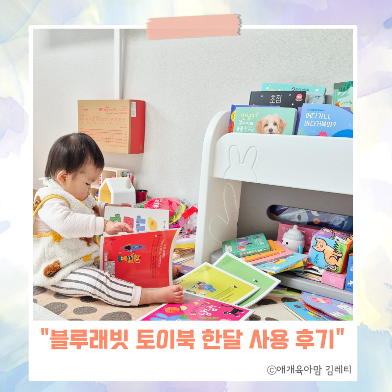 블루래빗 토이북 아기책 세트 한달간 사용해보고 뽑은 TOP3