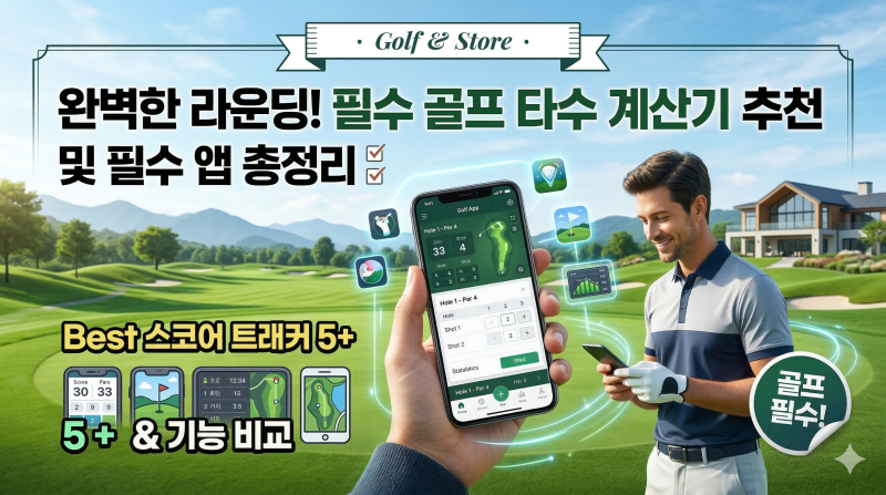 완벽한 라운딩을 위한 골프타수계산기 추천 및 필수 골프타수 계산기 앱 총정리