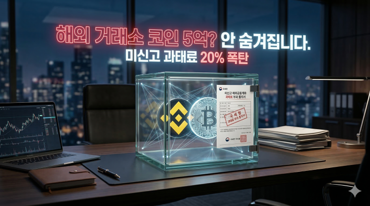  해외 거래소 코인 5억 이상 보유 시, 해외금융계좌 미신고 과태료 대처
