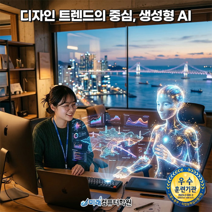  부산 금정구 AI디자인 학원 찾는다면? 국비지원으로 배우는 AI 웹콘텐츠 제작 과정
