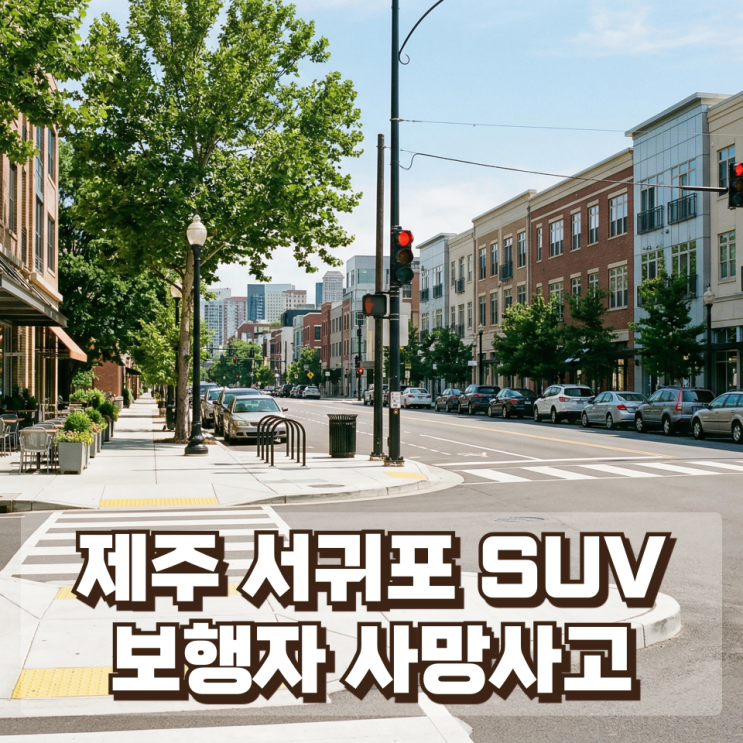  제주 서귀포 SUV 보행자 사망사고…야간 보행자 교통사고가 위험한 이유