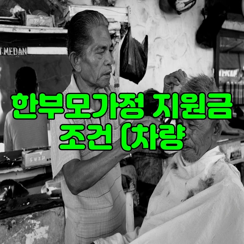 한부모가정 지원금 조건 (차량, 자격), 한부모가정 지원금 조건 완전정복